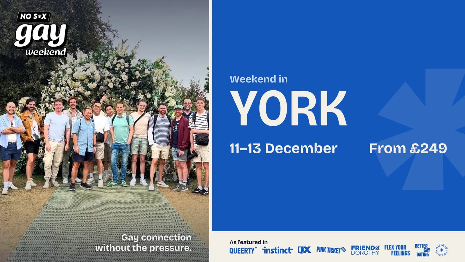 No Sex Gay Weekend in York